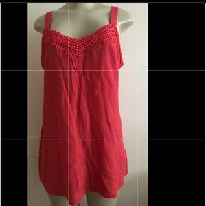 Spenser Women’s top spaghetti straps orange medium